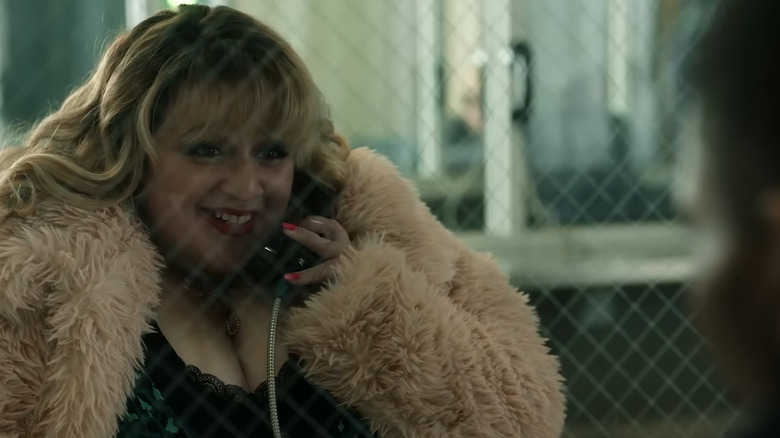 Nikki Blonsky on phone