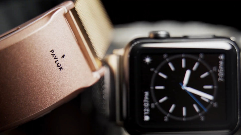 Pavlok watch in a commercial