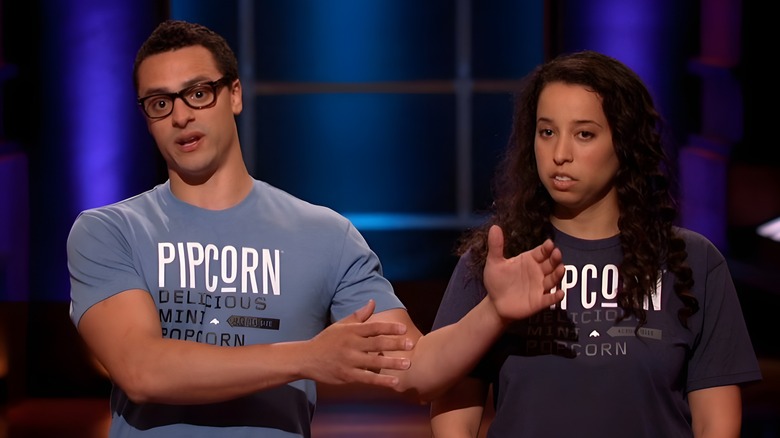 Jeff and Jennifer wearing Pipcorn shirts