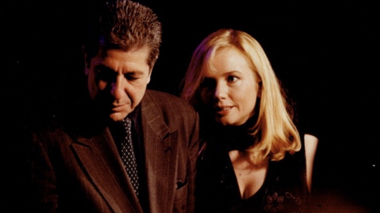 Rebecca De Mornay and Leonard Cohen