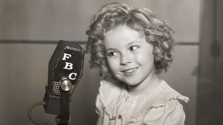 Shirley Temple smiling