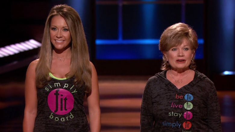 Gloria Hoffman and Linda Clark pitching