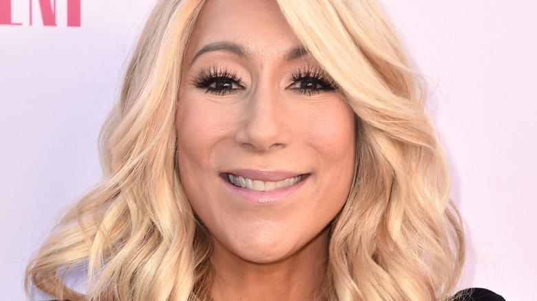 Lori Greiner Face Pink Background