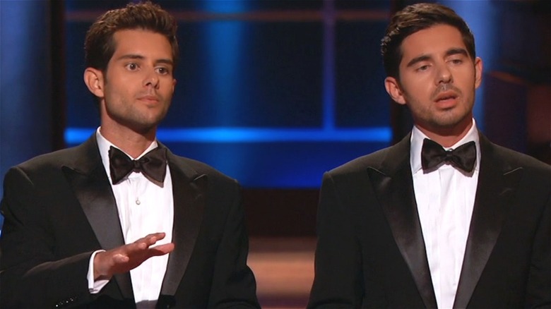 The Clark brothers wearing tuxes 