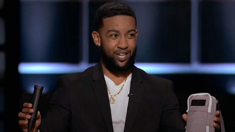 Braxton Fleming pitching Stealth Bros & Co. on Shark Tank