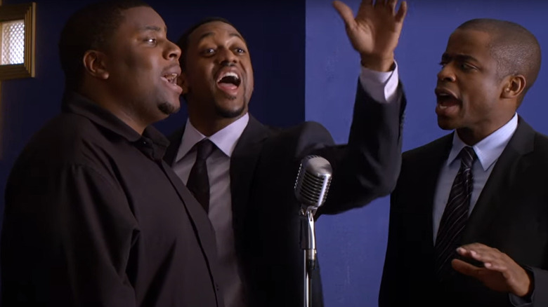 A cappella trio from Psych