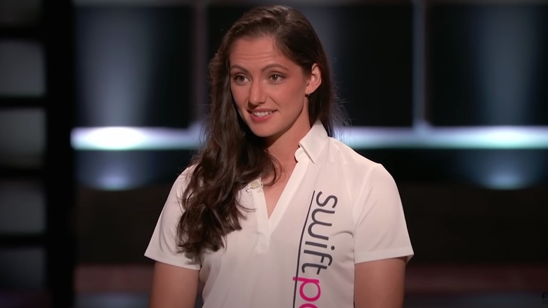 Meghan Wolfgram wearing a SwiftPaws shirt