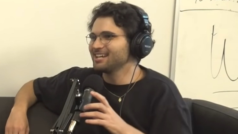 Zach Tyler Eisen being interviewed by Ted Jones