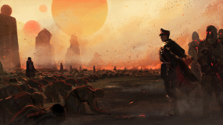 Concept art for Rebel Moon