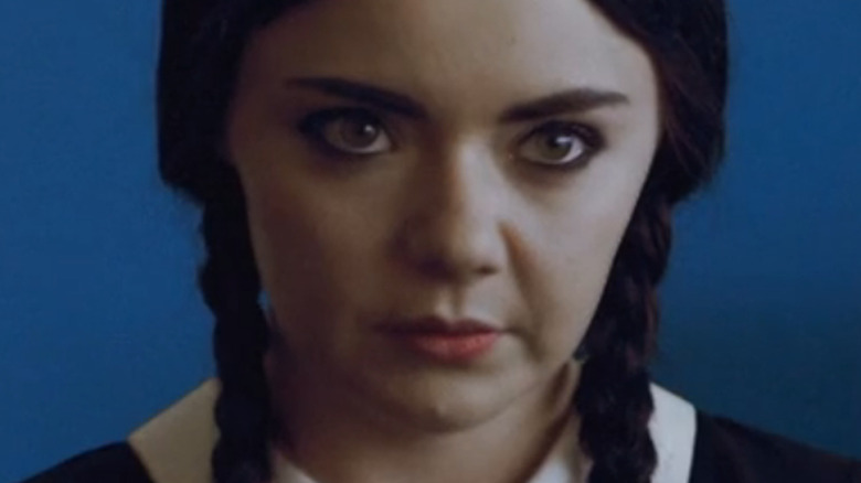 Adult Wednesday Addams Face