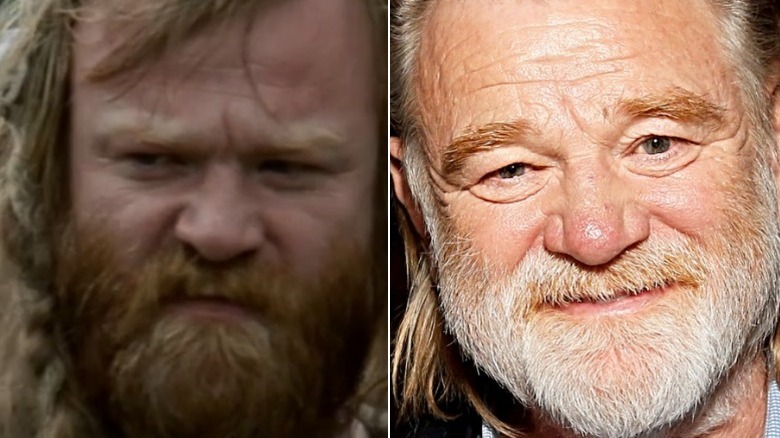 Hamish frowns & Brendan Gleeson smiles