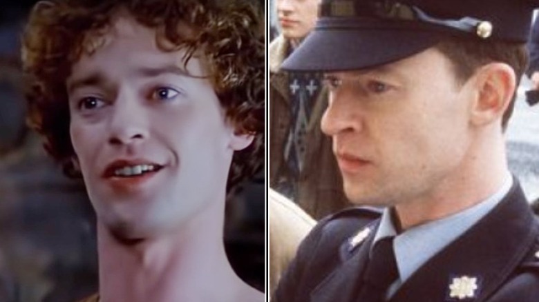 Prince Edward smiles & Ambrose Egan stares