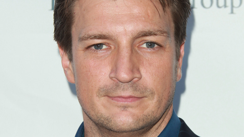 Nathan Fillion looking off-camera