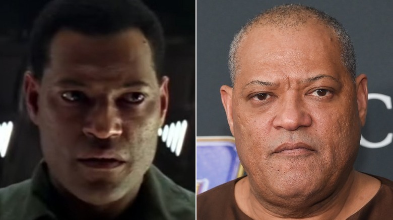 Laurence Fishburne then and now
