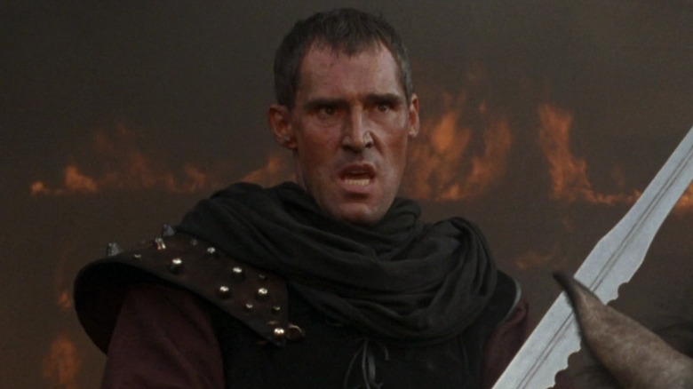 Ben Cross in armor