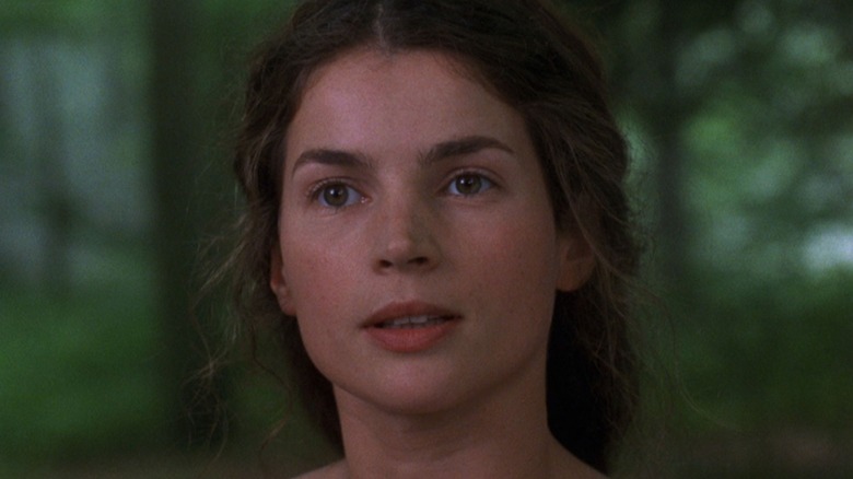 Julia Ormond in forest