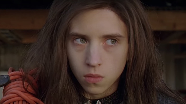 Emily Perkins with extension cord