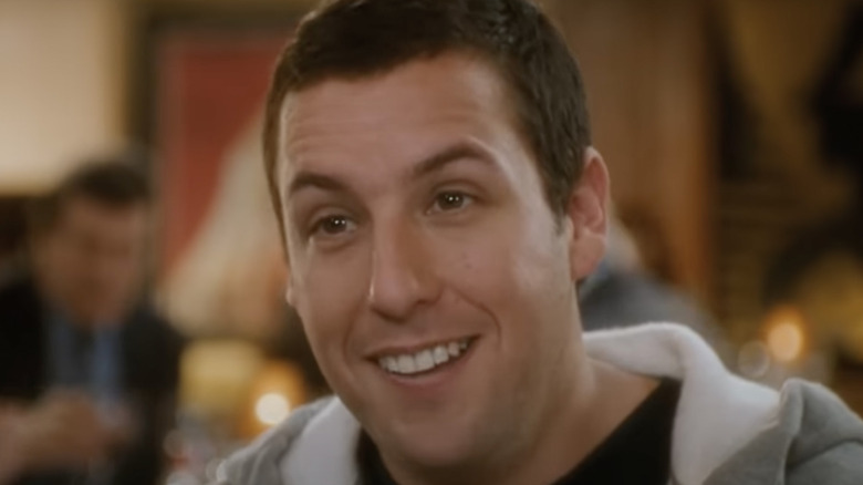 Adam Sandler smiles