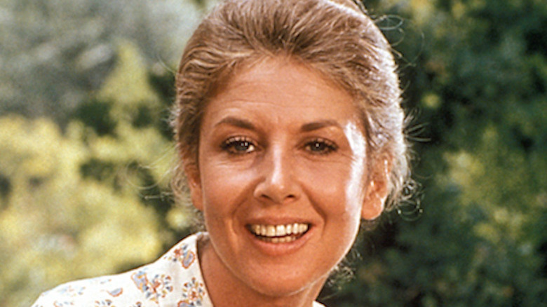 Michael Learned smiles