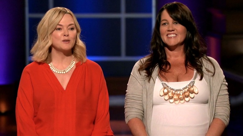 Juliet Boydstun and Lucinda Lent pitching The Coop on 