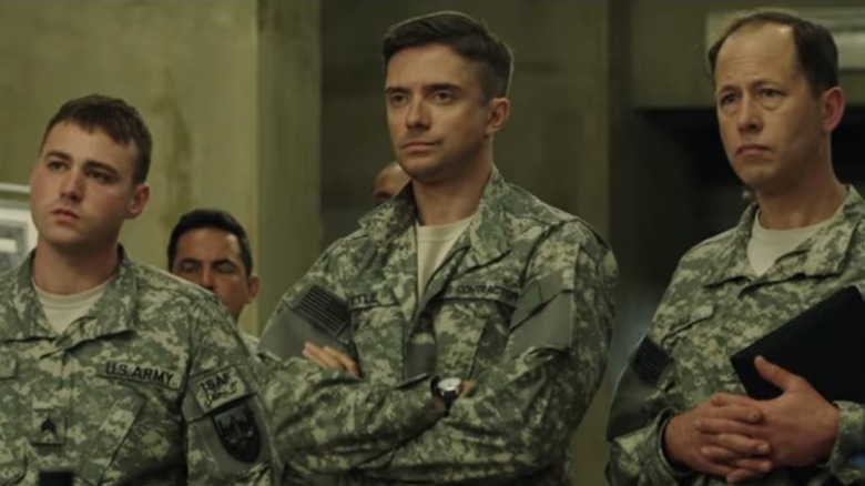 Topher Grace in War Machine