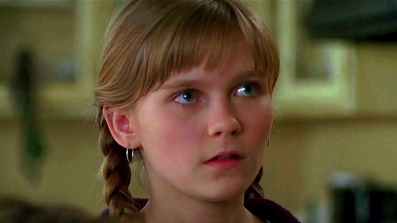 Kirsten Dunst looking distressed in 