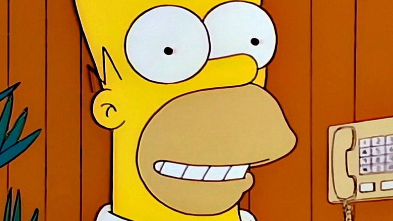 Homer smiling
