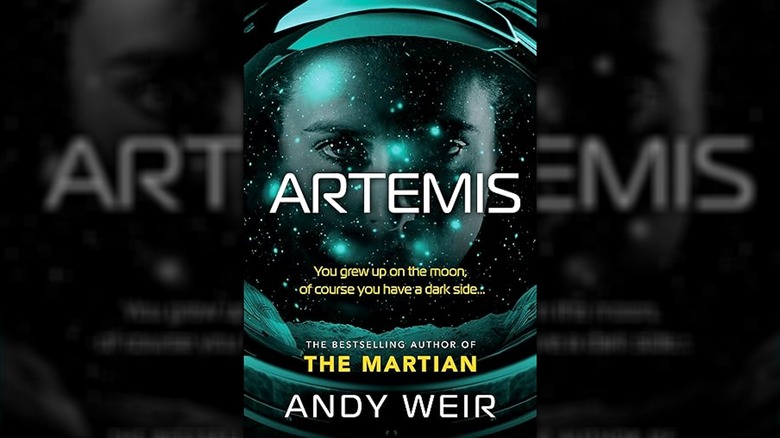 The cover of Andy Weir's novel Artemis