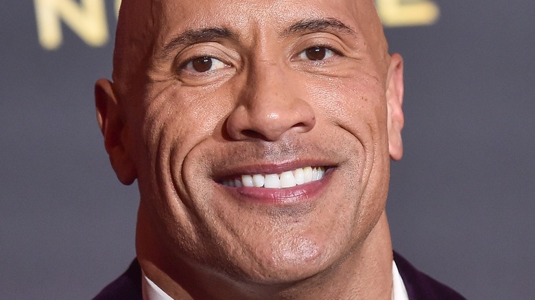 Dwayne The Rock Johnson smiling