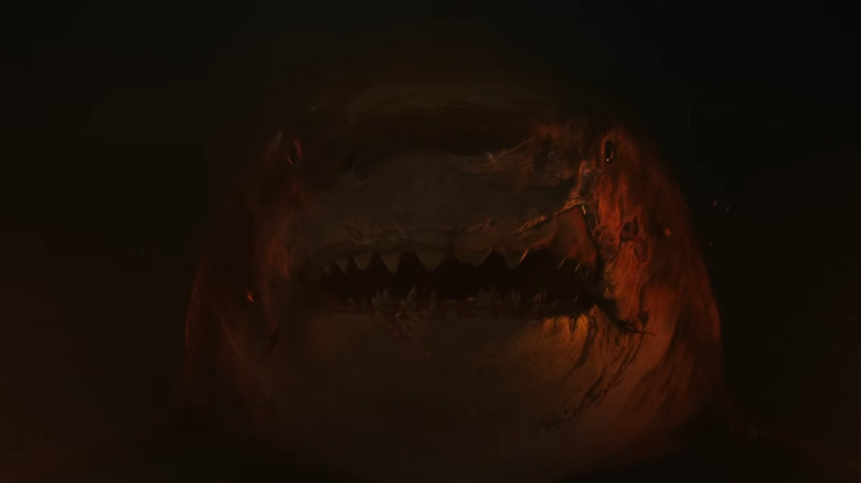 The Meg emerging from the shadows