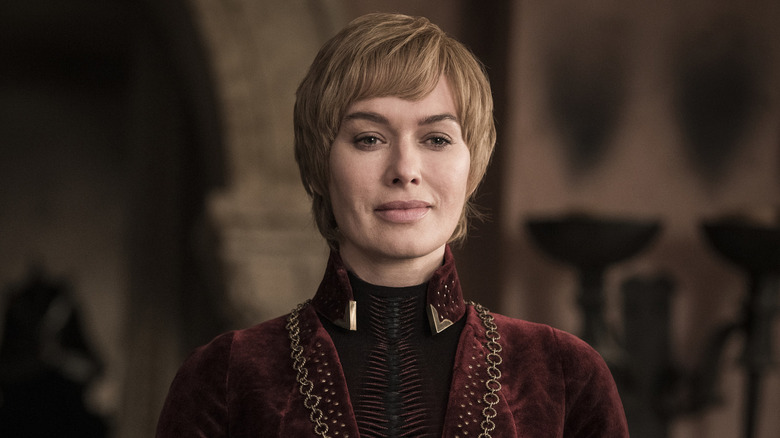 Cersei Lannister with short hair