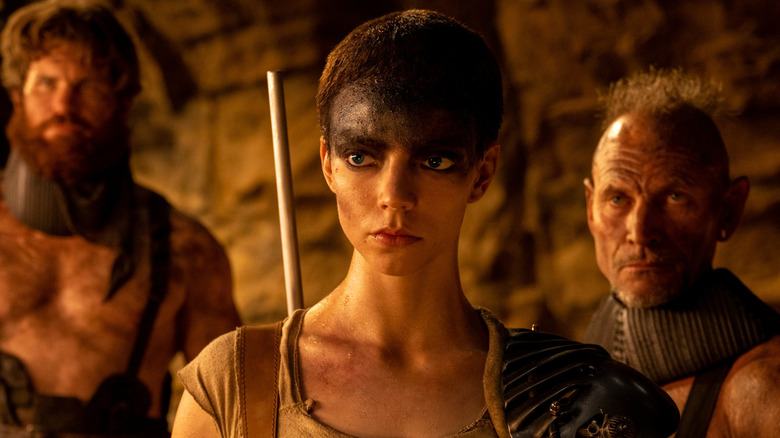 Furiosa with head shaved