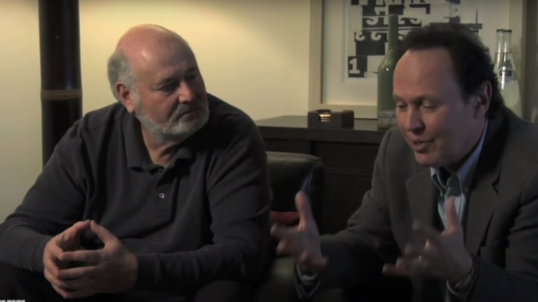 Rob Reiner and Billy Crystal in pitch meeting