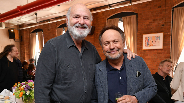 Rob Reiner and Billy Crystal smiling together