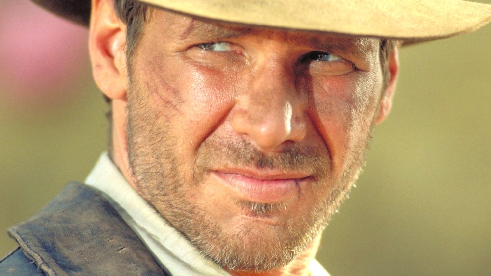 Indiana Jones smirking