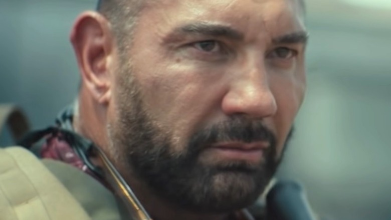 Dave Bautista glaring