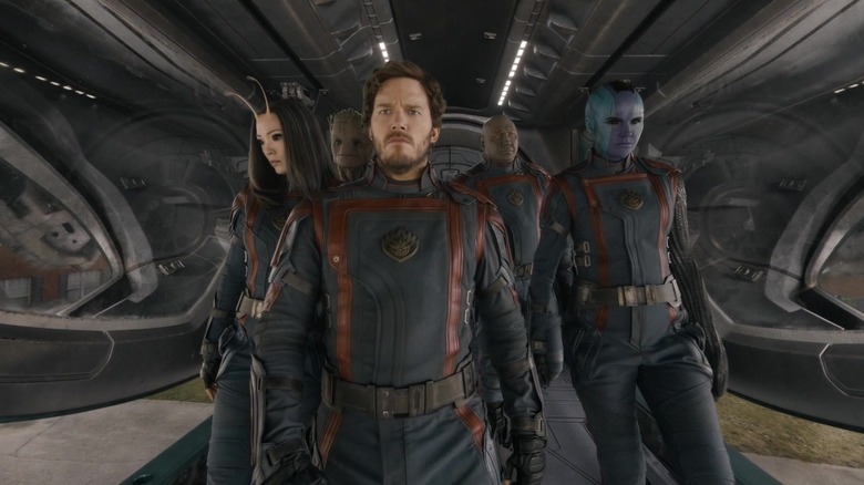 Guardians walking out of ship