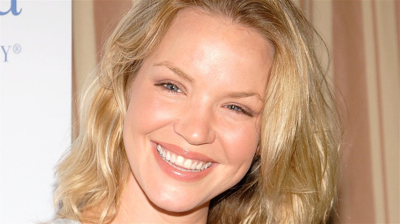 Ashley Scott smiling