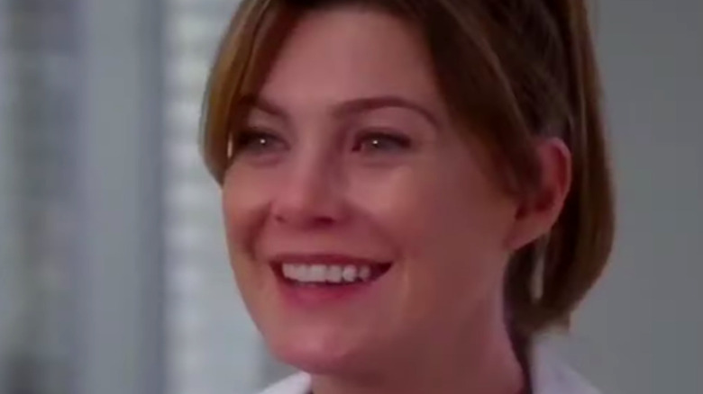 Ellen Pompeo as Meredith Grey on Grey's Anatomy