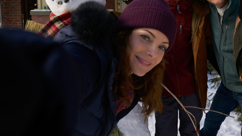 Claire smiling