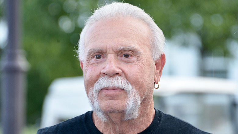 Paul Teutul, Sr. wearing black