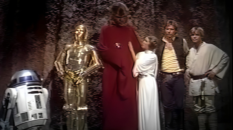 Chewbacca at Life Day Ceremony