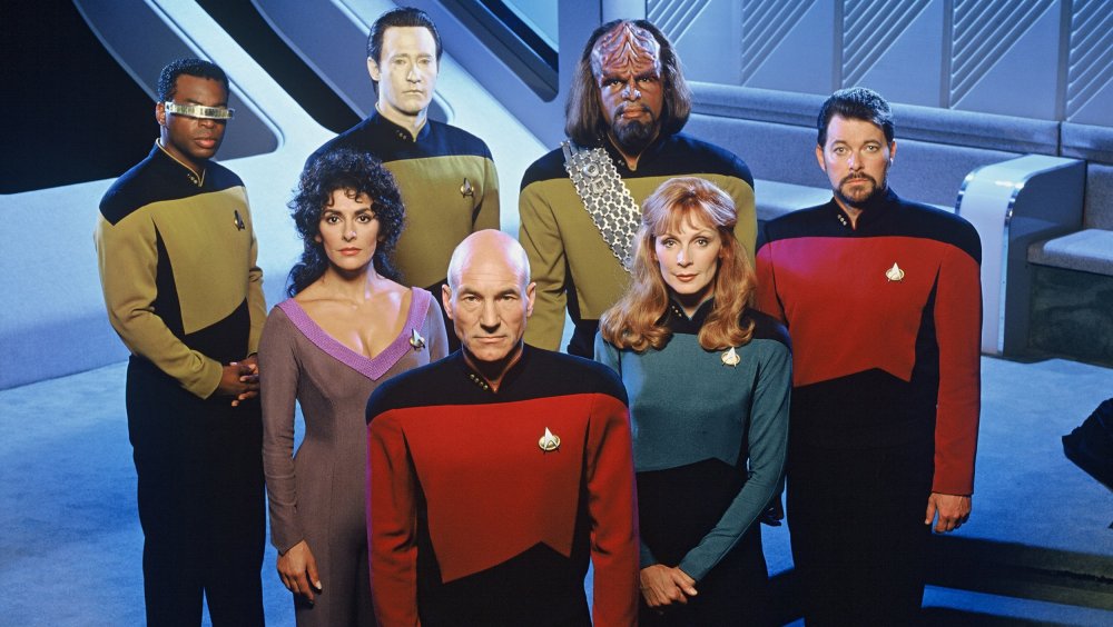 The cast of Star Trek: TNG