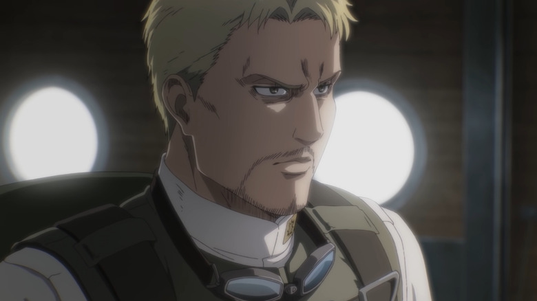 Reiner frowning