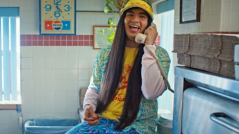 Argyle answering the Surfer Boy Pizza phone on "Stranger Things" (2016-2025)