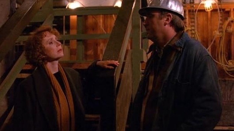 Catherine (Piper Laurie) from Twin Peaks running the Packard Sawmill