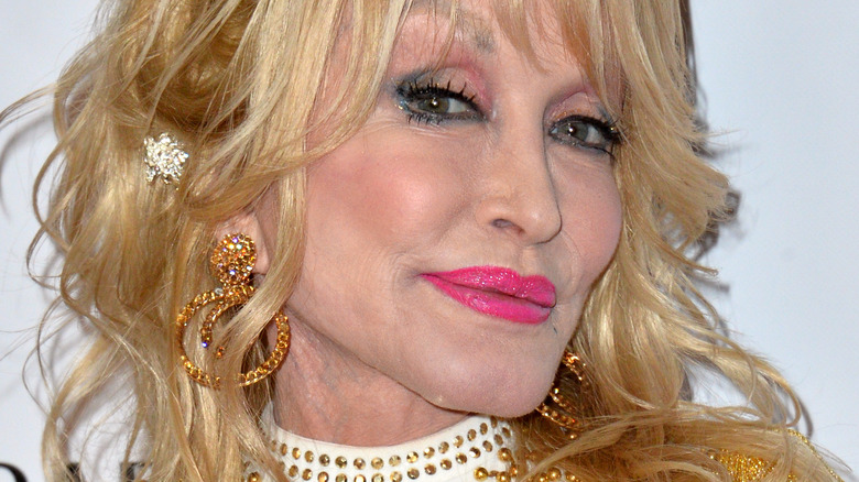 Dolly Parton smiling