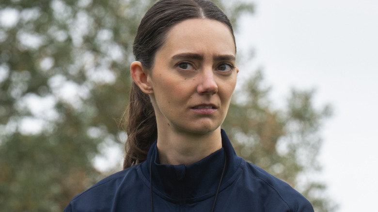 Alice Chilton looking thoughtful on Ted Lasso