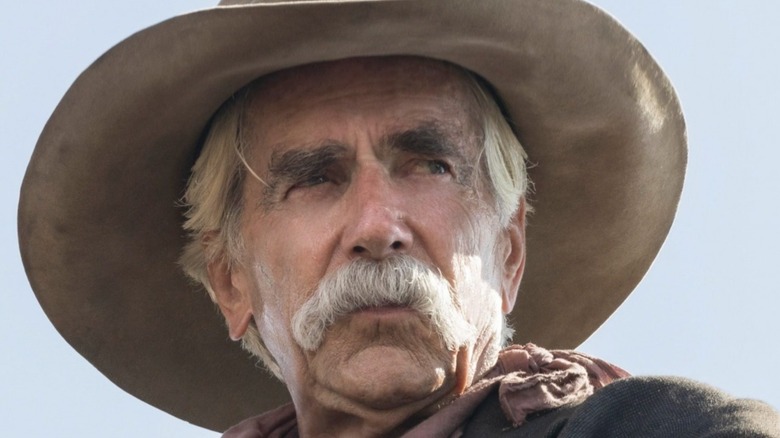 Sam Elliot looks up 1883