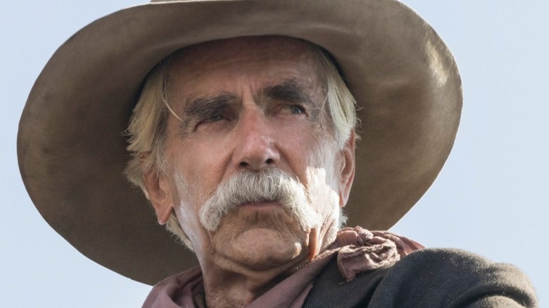 Sam Elliot looks up 1883